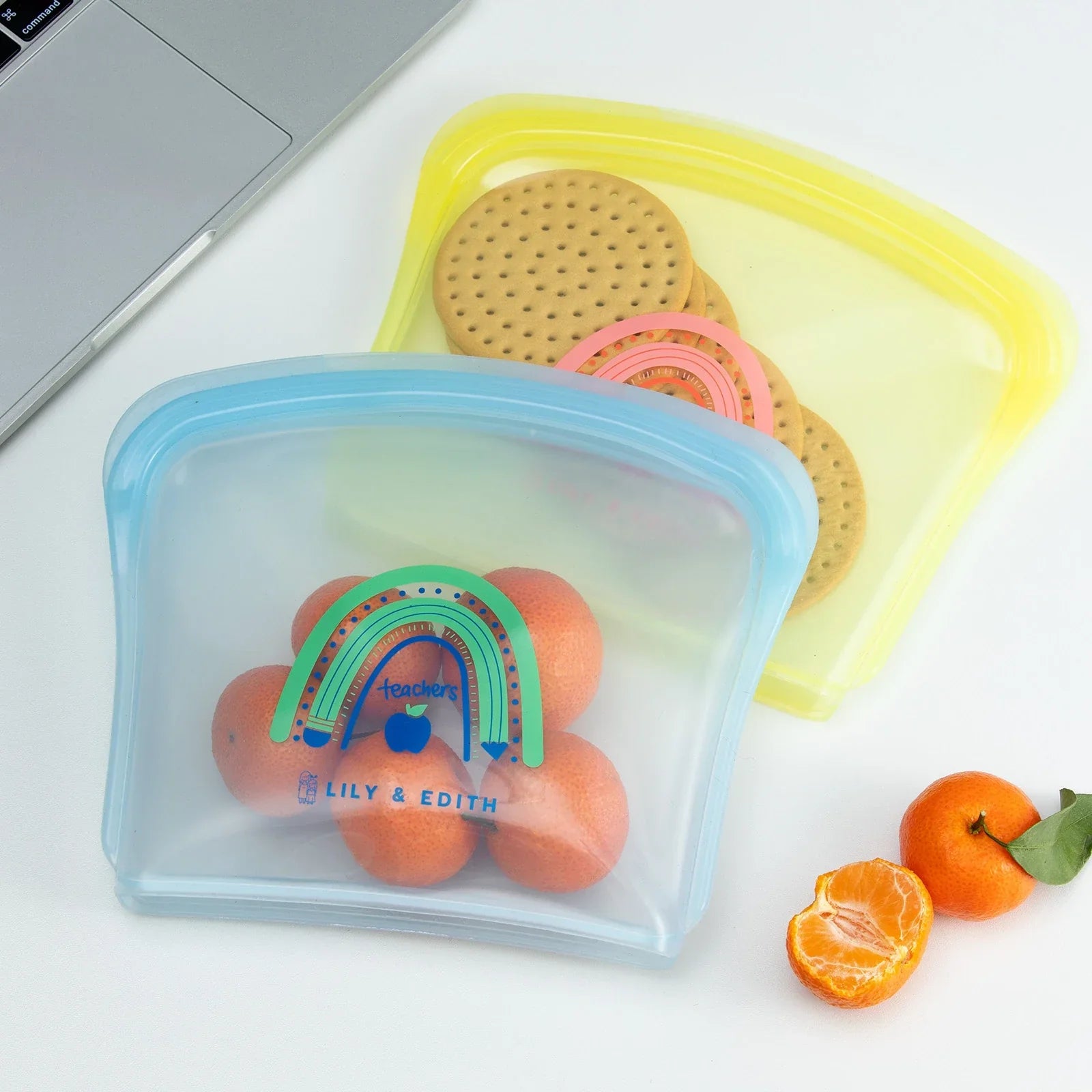 reusable silicone food storage bags